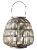 Muubs Lampion "Raito" w kolorze złoto-brązowym - wys. 33 x Ø 33 cm