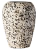 Muubs Vase "Dawn" in Creme/ Schwarz - (H)26,5 x Ø 19 cm