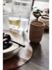 Muubs Leren placemat "Camou" camel - Ø 36 cm