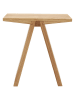 Muubs Hocker "Angle" in Natur - (B)45 x (H)45 x (T)29 cm