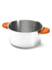 De Buyer 2er-Set: Silikongriffe ''Twisty'' in Orange - (B)7 x (H)2,7 x (T)4 cm