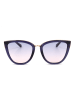 Ted Baker Damskie okulary przeciwsłoneczne w kolorze granatowo-błękitnym