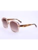 Ted Baker Damen-Sonnenbrille in Beige/ Hellbraun