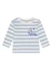 Noppies Longsleeve in Weiß/ Hellblau