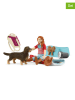 Schleich 8tlg. Set: Spielfiguren "Übernachtung mit Hannah - 42748" - ab 5 Jahren