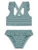 Color Kids Bikini in Grün/ Weiß