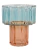 Kaeming Vase in Orange/ Hellblau - (H)20 x Ø 18 cm