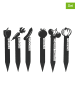 Kaeming 6er-Set: Gemüse-Gartenstecker in Schwarz - (L)15,5 cm