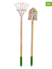 Kaeming 2tlg. Gartenwerkzeug-Set in Beige