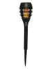 Kaeming Pochodnia solarna LED w kolorze czarnym - dł. 27 x Ø 7,5 cm