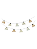 Kaeming LED-Solar-Girlande in Beige/ Grün - (L)450 cm