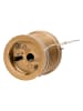 Kaeming Decoledsolarlamp goudkleurig - (H)11 x Ø 8 cm
