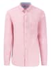 FYNCH-HATTON Leinen-Hemd - Casual fit - in Rosa