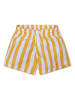 Swim Essentials Badeshorts "Flow" in Gelb/ Weiß