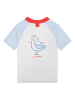 Swim Essentials Zwemshirt "Seas The Day" wit/lichtblauw
