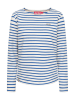 Derbe Longsleeve in Weiß/ Blau