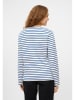 Derbe Longsleeve in Weiß/ Blau