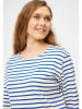 Derbe Longsleeve in Weiß/ Blau