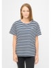 Derbe Shirt wit/donkerblauw