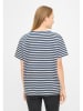 Derbe Shirt in Weiß/ Dunkelblau
