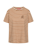 Derbe Shirt in Beige/ Hellbraun