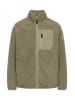 Derbe Fleecejacke in Khaki