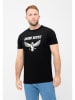Derbe Shirt in Schwarz