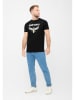 Derbe Shirt in Schwarz