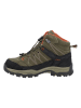 CMP Leren trekkingboots "Rigel Mid" kaki/zwart