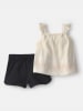 carter's 2tlg. Outfit in Creme/ Schwarz
