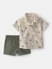 carter's 2-delige outfit beige/kaki