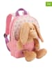 NICI 2tlg. Set: Rucksack und Kuscheltier "Rabbit" in Rosa