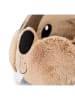 NICI Kissen "Beaver Harry Woodsnacker" in Braun - (L)32 x (B)27 cm