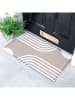 Artsy Deurmat ''Abstract Lines'' beige - (L)40 x (B)70 cm