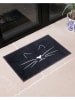 Artsy Deurmat ''Whiskers'' zwart