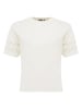 Mexx Koszulka w kolorze kremowym