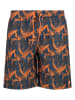 cmp Badeshorts in Dunkelblau/ Orange