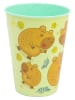 Stor Becher "Capibara" in Gelb/ Türkis - 260 ml