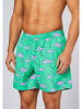 Chiemsee Zwemshorts turquoise/lichtroze