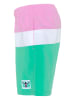 Chiemsee Zwemshort turquoise/wit/lichtroze