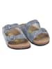 Moosefield Leren slippers grijs