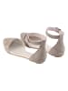 Moosefield Leder-Spangenballerinas in Beige