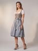 Stockerpoint Dirndl "Beatrice" in Taupe/ Blau