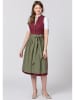 Stockerpoint Dirndl "Bella" in Bordeaux/ Khaki