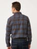 Mexx Blouse "Brushed" bruin/blauw
