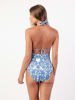 admas Badpak blauw/wit