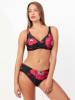 admas Biustonosz bikini w kolorze czarno-różowym