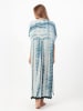admas Kaftan in Blau/ Weiß