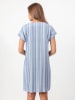 admas Kleid in Hellblau/ Weiß