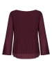 Sublevel Plisséblouse bordeaux